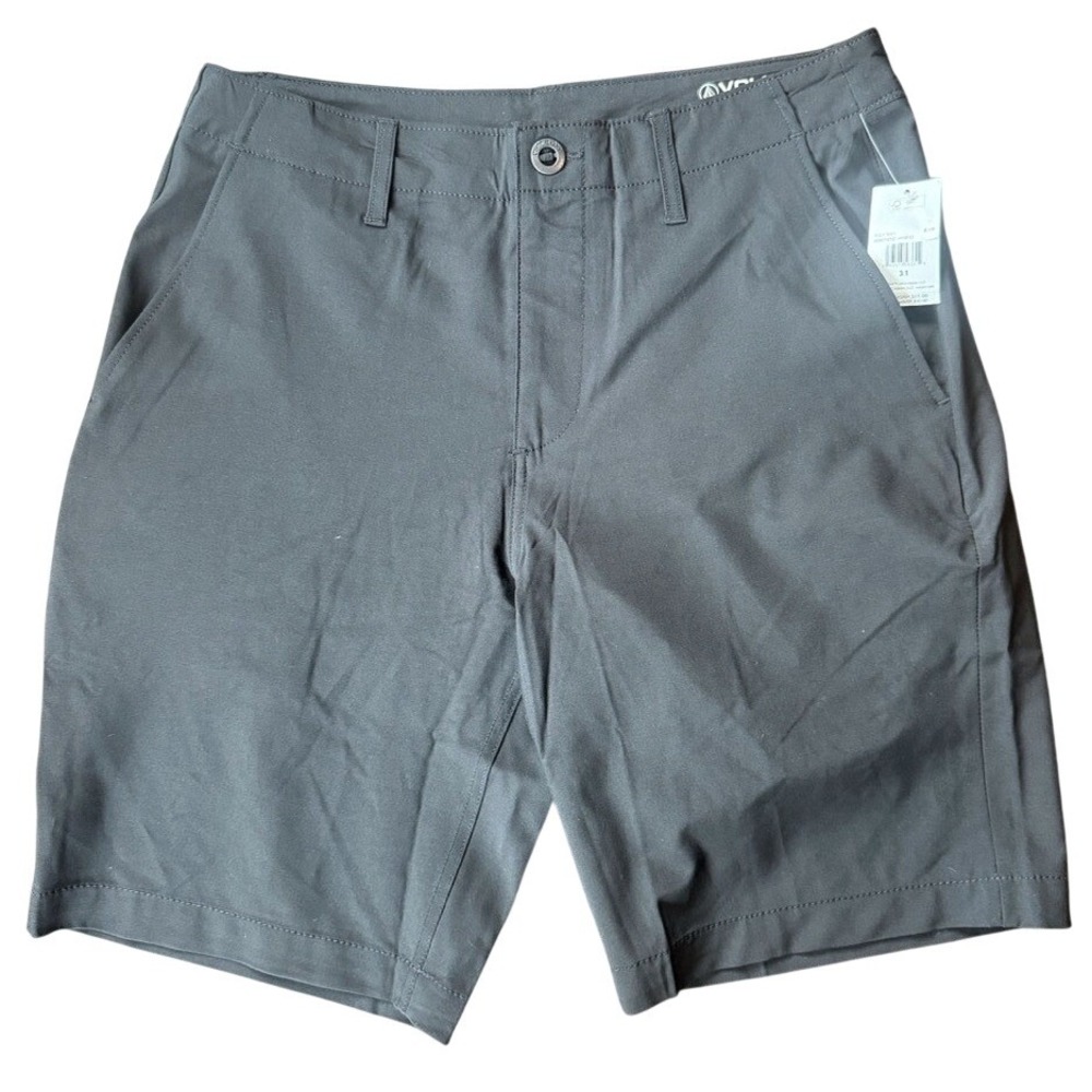 Volcom Kerosene Hybrid Shorts Mens 31 Black Surf Turf Stretch NWT